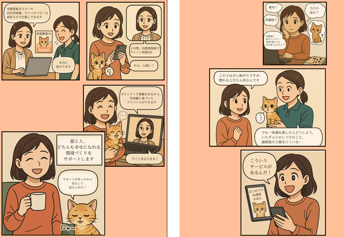 4コマ漫画のサムネイル